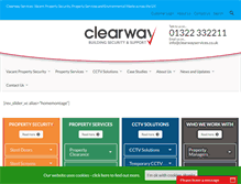 Tablet Screenshot of clearwayservices.co.uk